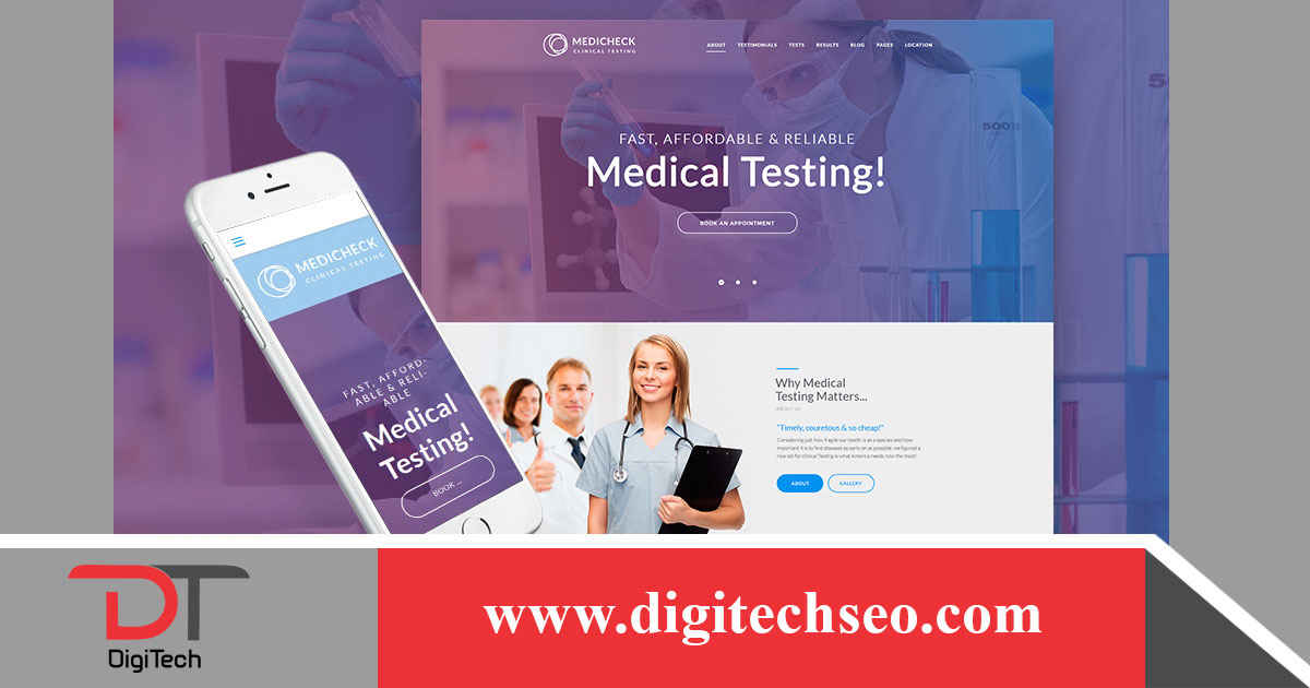 فاکتورهای موثر در طراحی سایت پزشکی